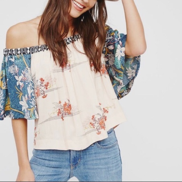 Free People Tops - Free People Rockin Rochelle Off The Shoulder Top